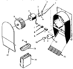 Replacement Parts Diagram and Parts List for CV2336  Thermador Range Hood