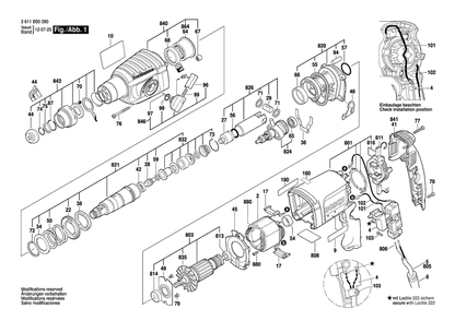 Part Location Diagram of 1614336058 Bosch Brush Plate