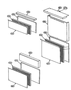 Shelves Diagram and Parts List for PRSG364GL  Thermador Range