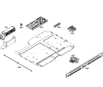 Pcb's Assy Diagram and Parts List for HBL3550UC 04 Bosch Wall Oven