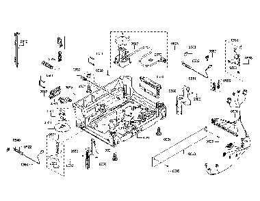 Base Diagram and Parts List for SHS863WD6N 10 Bosch Dishwasher