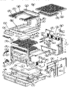 Pallet Diagram and Parts List for PRSG304  Thermador Range