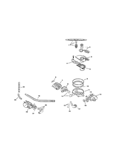Component Assemblies Diagram and Parts List for SMU2042UC 09 Bosch Dishwasher