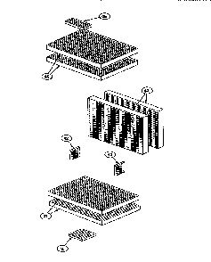 Insulation Diagram and Parts List for PRSE366  Thermador Range