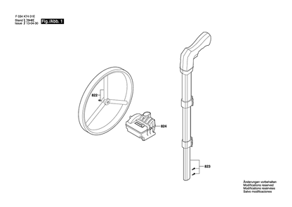 Diagram Diagram and Parts List for RT66 F 034 K74 01F Bosch Miscellaneous