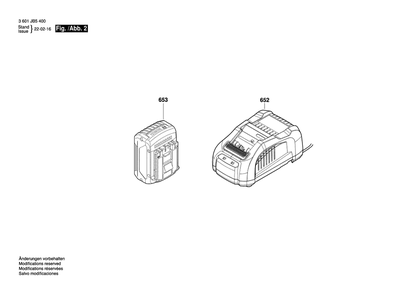 Diagram 2 Diagram and Parts List for GGS18V-20 3 601 JB5 440 Bosch Sander Grinder