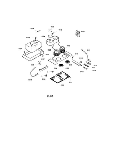 Range Hood Diagram and Parts List for DHL755BUC 01 Bosch Range Hood