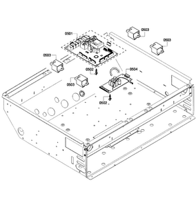 Pcb's Assy Diagram and Parts List for PRD304GHC 04 Thermador Range