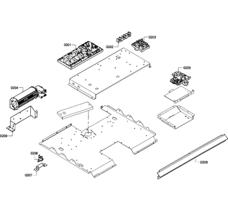 Pcb's Assy Diagram and Parts List for HBN3550UC 09 Bosch Wall Oven