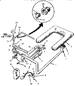 Section 3 Diagram and Parts List for CGB19  Thermador Grill
