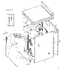Non-functional Replacement Parts Diagram and Parts List for 153313310  Kenmore Water Heater