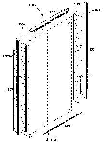 Frame Assy Diagram and Parts List for KBUDT4265E 01 Thermador Refrigerator