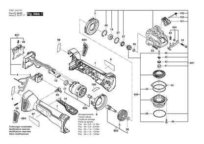 Part Location Diagram of 1619PS0912 Bosch Nameplate