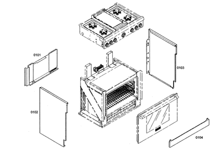 Part Location Diagram of 00497733 Bosch CABLE HARNESS