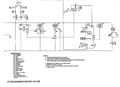 Wiring Diagram and Parts List for CT127N  Thermador Wall Oven
