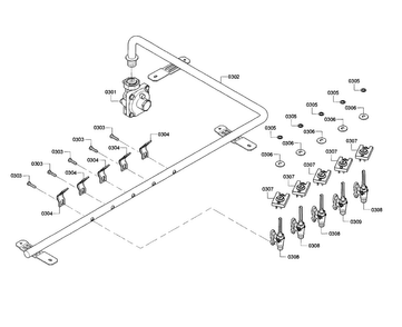 Part Location Diagram of 00796300 Bosch MANIFOLD