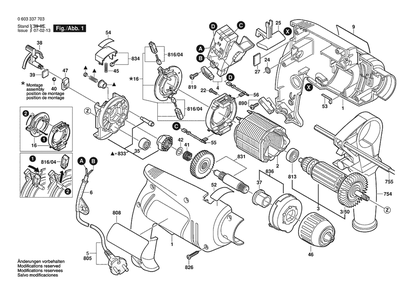 Part Location Diagram of 2603231040 Bosch Push-Button Black