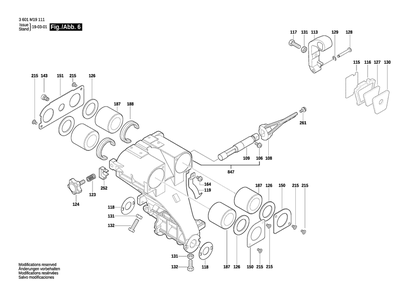 Part Location Diagram of 1609B03742 Bosch Tool BOLT