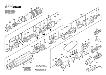Part Location Diagram of 3607031046 Bosch Motor