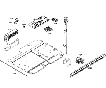 Oven Pcb's Diagram and Parts List for HBL5760UC 02 Bosch Microwave
