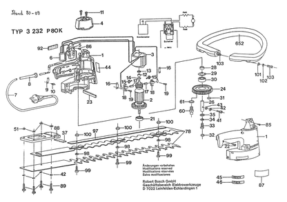 Part Location Diagram of 2600005003 Bosch Component
