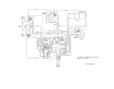 Wiring Diagram Diagram and Parts List for CE365UW  Thermador Cooktop