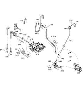 Pump Assy Diagram and Parts List for WFMC220BUC 15 Bosch Washer