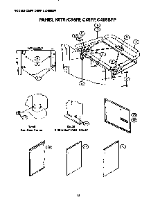 Panel Kits Diagram and Parts List for CGB36RU  Thermador Grill