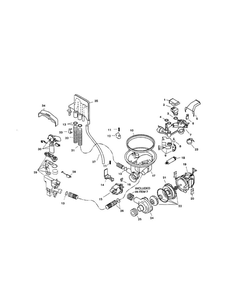Component Assemblies Diagram and Parts List for SHV4803UC 07FD7812-7905,7907-8010 Bosch Dishwasher