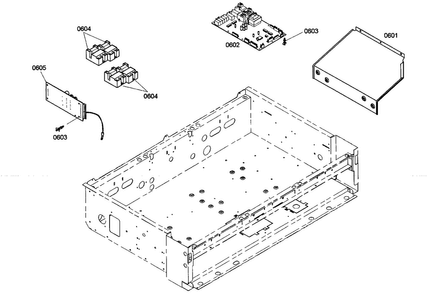 Pcb Assy Diagram and Parts List for PRD364EDG02  Thermador Range