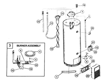 Part Location Diagram of 9003986 Maytag Baffle