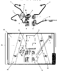 Burner Box Diagram and Parts List for SGS36GW  Thermador Cooktop