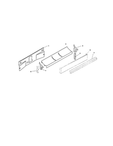 Toe Kick Diagram and Parts List for SMU2042UC 13 Bosch Dishwasher