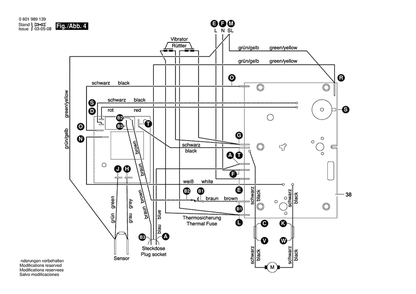 Section 4 Diagram and Parts List for GAS50 0601989139 Bosch Utility Vacuum