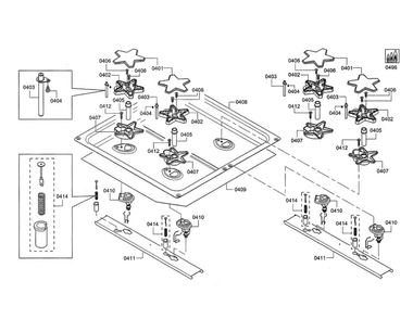 Part Location Diagram of 00553182 Bosch FIXING KIT