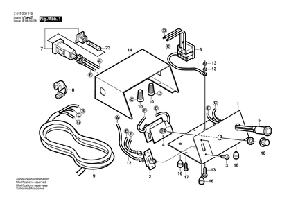 Part Location Diagram of 2615631024 Bosch Tool HOUSING