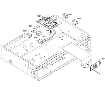 Pcb's Assy Diagram and Parts List for PRD366GHC 04 Thermador Range