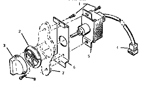 Section 1 Diagram and Parts List for SCM-1  Thermador Range Hood