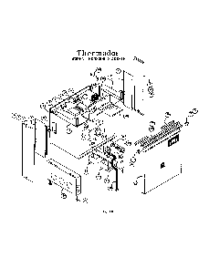 Slide-in Range Diagram and Parts List for RDF30RS(PRIOR-9707)  Thermador Range