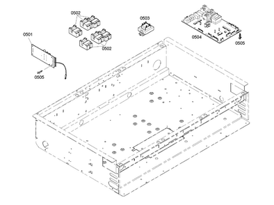 Pcb's Assy Diagram and Parts List for PRD366EHC 05 Thermador Range