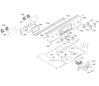 Part Location Diagram of 12029207 Bosch DISPLAY MODULE