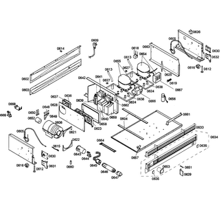 Compressors Diagram and Parts List for T36IT71NNP 12 Thermador Refrigerator