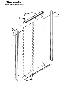 Series 02-05 All Models Diagram and Parts List for TSS42QBW  Thermador Refrigerator
