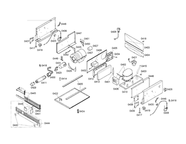Compressor/condenser Diagram and Parts List for T24IF70FSS-01  Thermador Freezer