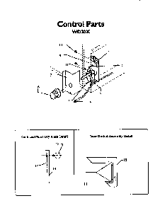 Control Parts Diagram and Parts List for WD30XP  Thermador Warming Drawer