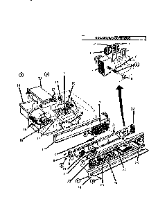 Burner Box And Control Panel Diagram and Parts List for GSC30CVWC-01  Thermador Range