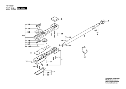 Diagram Diagram and Parts List for MT101 F 034 K82 201 Bosch Miscellaneous