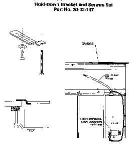 Section 1 Diagram and Parts List for CER36QB  Thermador Cooktop
