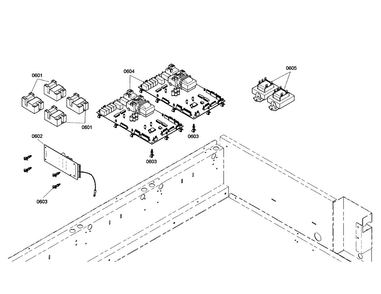 Pc Board/ignition Device Diagram and Parts List for PRD484EEHC 01 Thermador Range