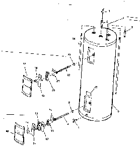 Replacement Parts/329820 Diagram and Parts List for 153319820  Kenmore Water Heater